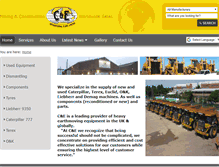 Tablet Screenshot of ceinternational.co.uk